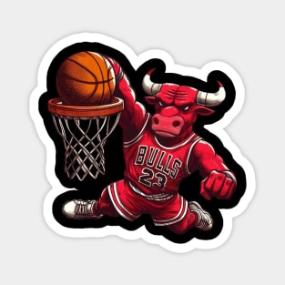 Chicago Bulls Jump View Magnet