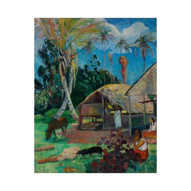 The Black Pigs by Paul Gauguin by Classic Art Stall