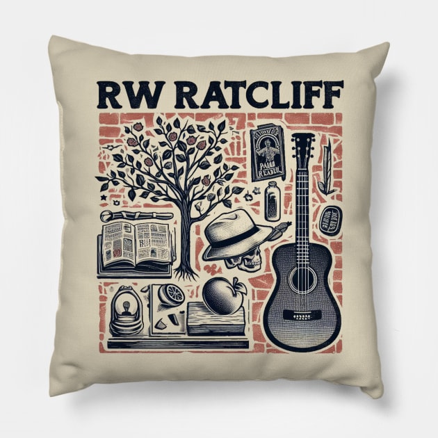 RW Ratcliff Palm Reader Shirt Pillow by RW Ratcliff Music