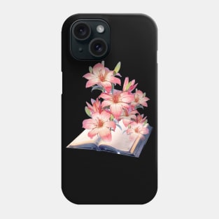 Book Of Flower, Flower Book, Flower And Book Phone Case