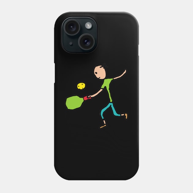 Pickleball Phone Case by Mark Ewbie