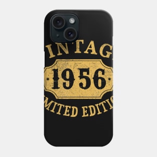 64 years old 64th Birthday Anniversary Gift Limited 1956 T-Shirt Phone Case