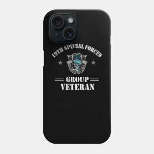 10th Special Forces Group Skull De Oppresso Liber SFG - Gift for Veterans Day 4th of July or Patriotic Memorial Day Phone Case