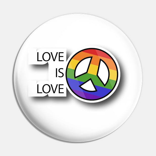 Love Is Love Pin by Pride Merch