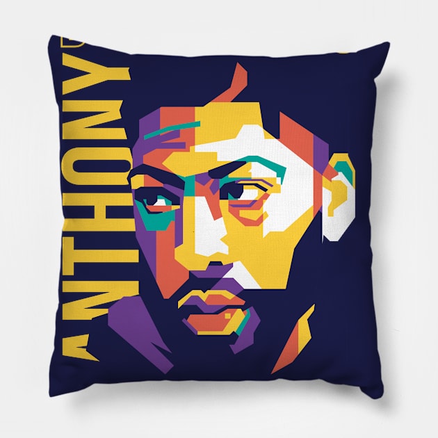 Anthony Davis On WPAP Pillow by pentaShop