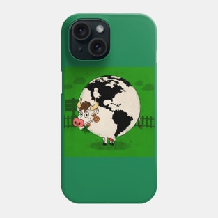 Let there be Moo Earth Phone Case