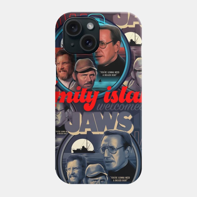 Danger on the island 1975 V2 Phone Case by Trazzo