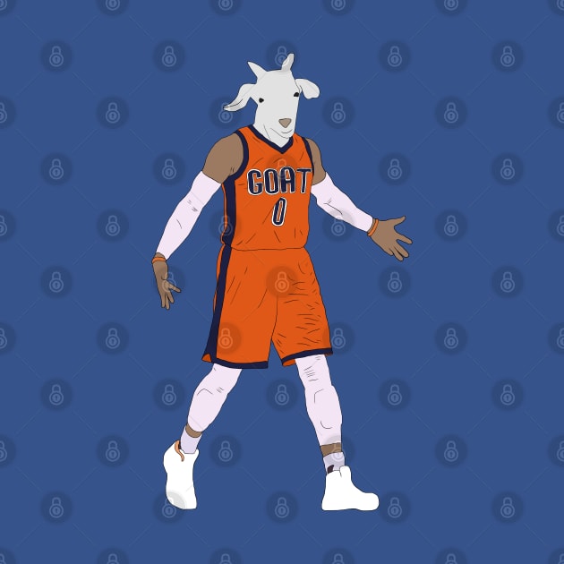 Russell Westbrook, The GOAT by rattraptees