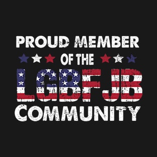 Proud Member Of The LGBFJB Community, LgbFjb, Conservative Anti Biden, funny Christmas T-Shirt