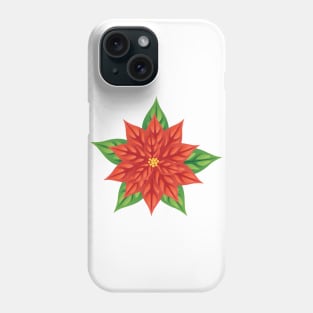 Cute Cartoon Poinsettia Phone Case