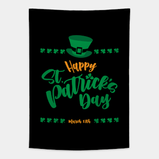 Happy St. Patrick's Day Design. Tapestry