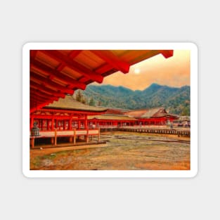 Itsukushima shrine. Miyajima Island, Japan Magnet