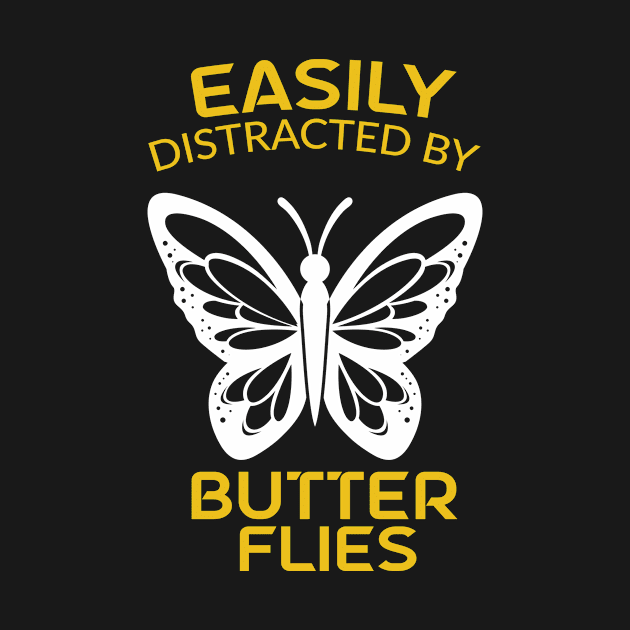 Easily distracted by butterflies by Maxs