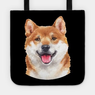 Droopy Delight Inu Chic, Stylish Tee for Canine Admirers Tote