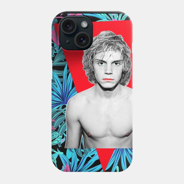 Evan Peters Phone Case by austyndelugoart