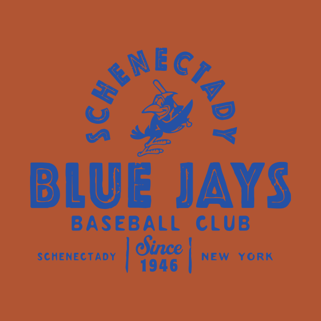 Schenectady Blue Jays by MindsparkCreative