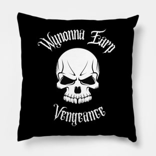 Wynonna Earp Vengeance Movie with skull Black Fan T-Shirt Design Pillow