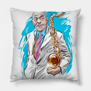 Archie Shepp - An illustration by Paul Cemmick Pillow