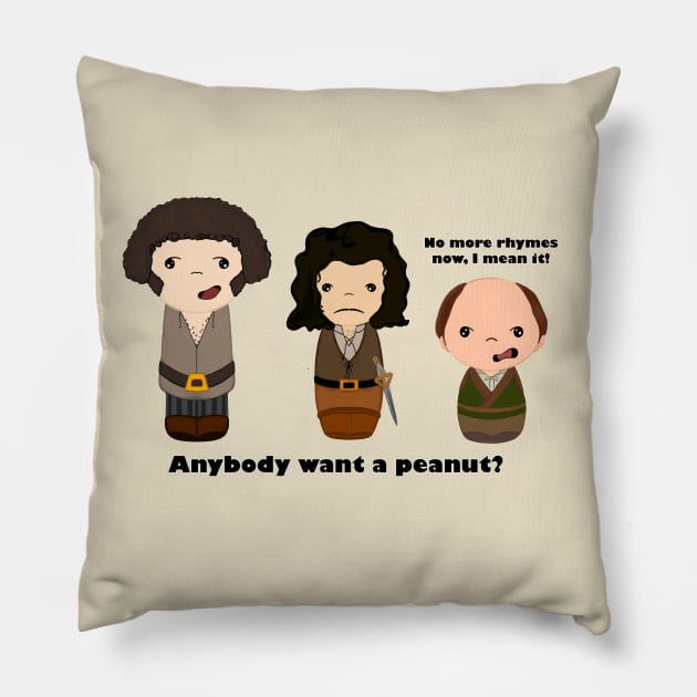 Anybody want a peanut? Pillow by Jen Talley Design