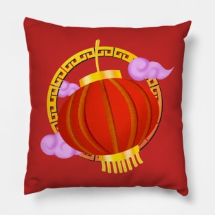 The red lantern for celebration  Chinese holiday or gift day Pillow