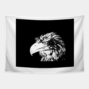 Eagle Black And White Tapestry