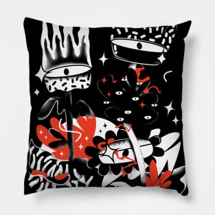 Chilling in Madrid | Contemporary Illustration | Figurative Pillow