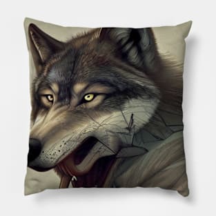 Wolf Pillow