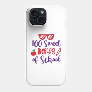 100 Sweet Days Of School Phone Case