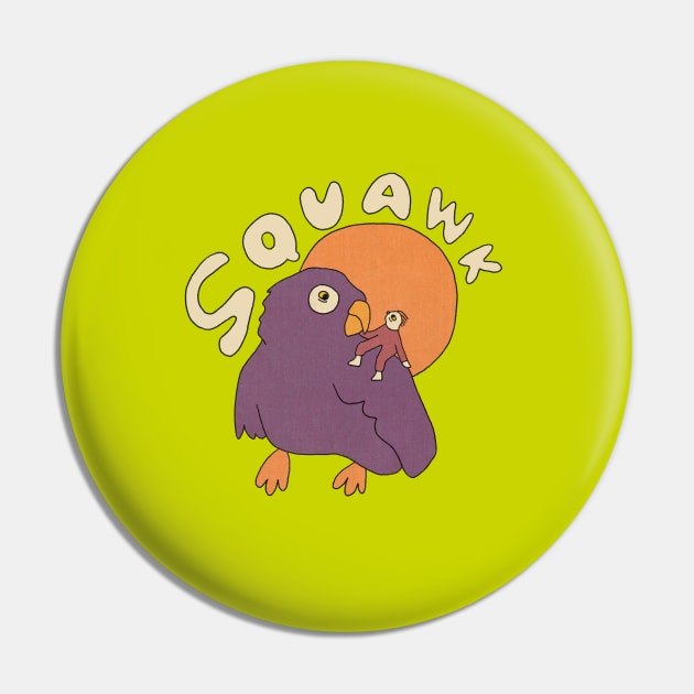 Squawk Pin by desktop girl