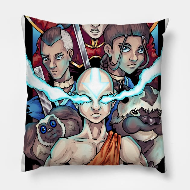 Airbender Pillow by ArtofOldSchool