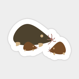 Cute Moles Magnet