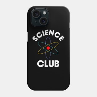 science club scientist typography with drawing Phone Case