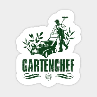 Gartenchef Gartenarbeit Hobby Gärtner Herren Magnet