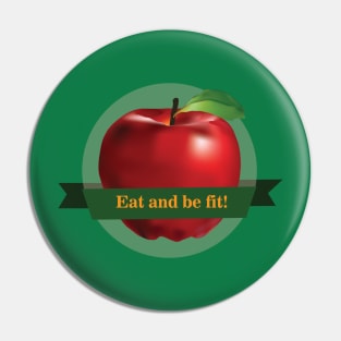 An apple Pin