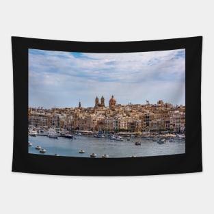 Cityscape of Senglea, Malta Tapestry