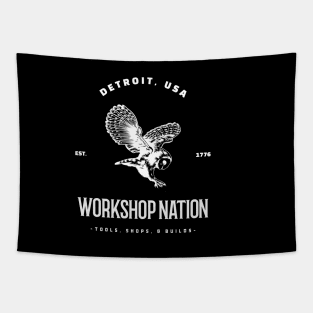 Workshop Nation, est. 1776 Tapestry