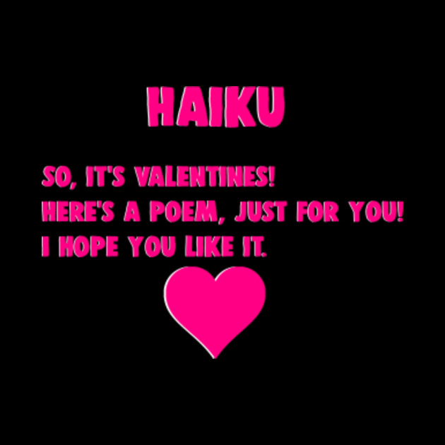 Valentines Haiku Valentines Day Tapestry TeePublic