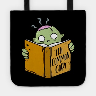 Funny Zombie Student with Common Core Book Tote