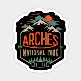 Arches National Park Outdoor Vintage Magnet