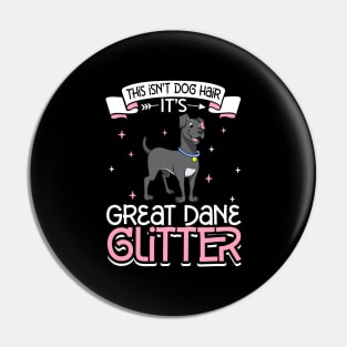 Great Dane glitter Pin