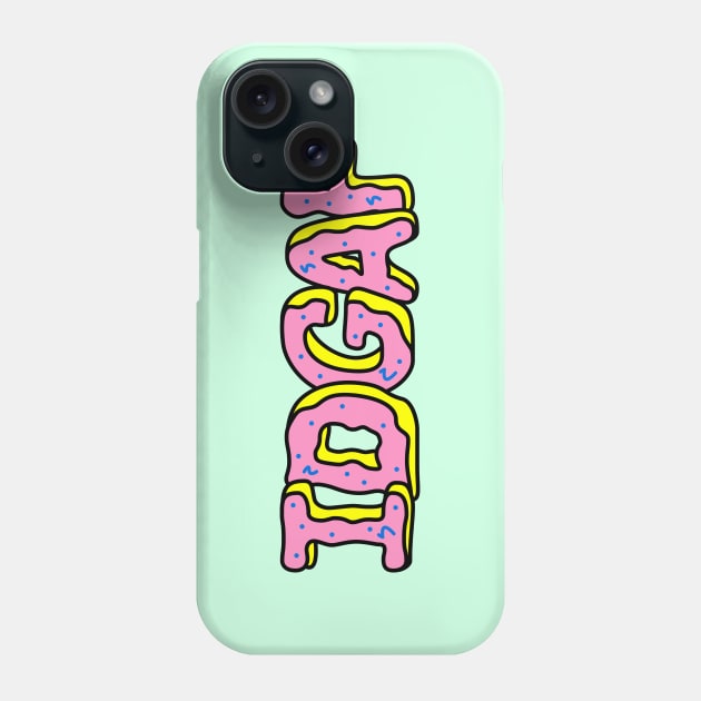 IDGAF Pink Donuts Phone Case by brogressproject