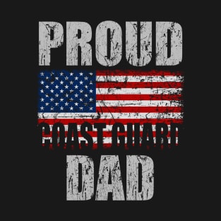 Military Proud Coast Guard Dad T-Shirt
