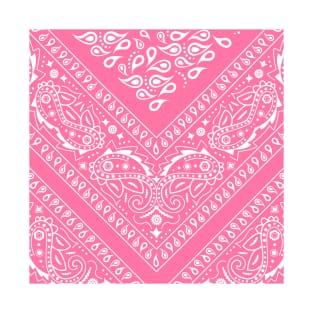 Pink Bandana Pattern T-Shirt