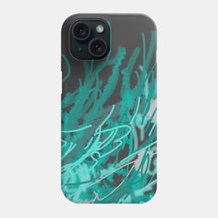 Blue Navy Ocean abstract Phone Case