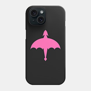 Hot Pink Simple Dragon Design Phone Case