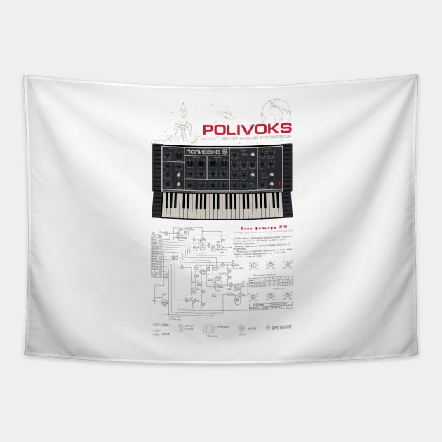 Polivoks Space Tapestry by Synthshirt