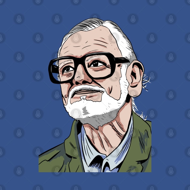 George A. Romero by Black Snow Comics