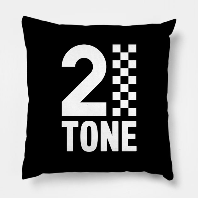 2 Tone Records Pillow by Timeless Chaos