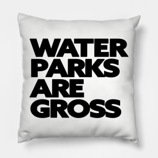 Water Parks Are Gross Pillow