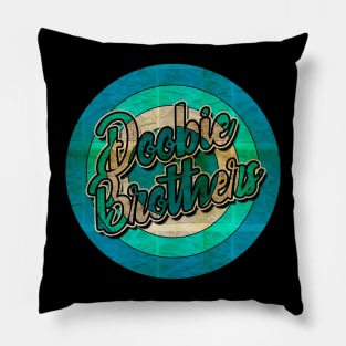 Retro Vintage Doobie Brothers Pillow